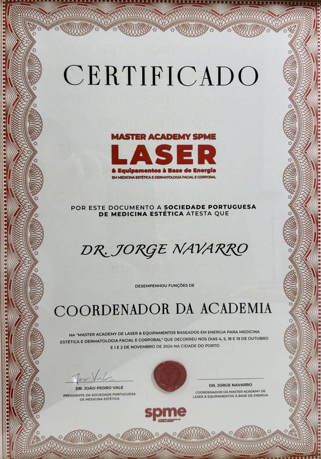 Coordenador da Academia — Master Academy Laser · SPME